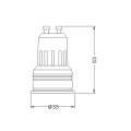 New AC/DC 12V Ce RoHS GU10 MR16 5W LED Lamp